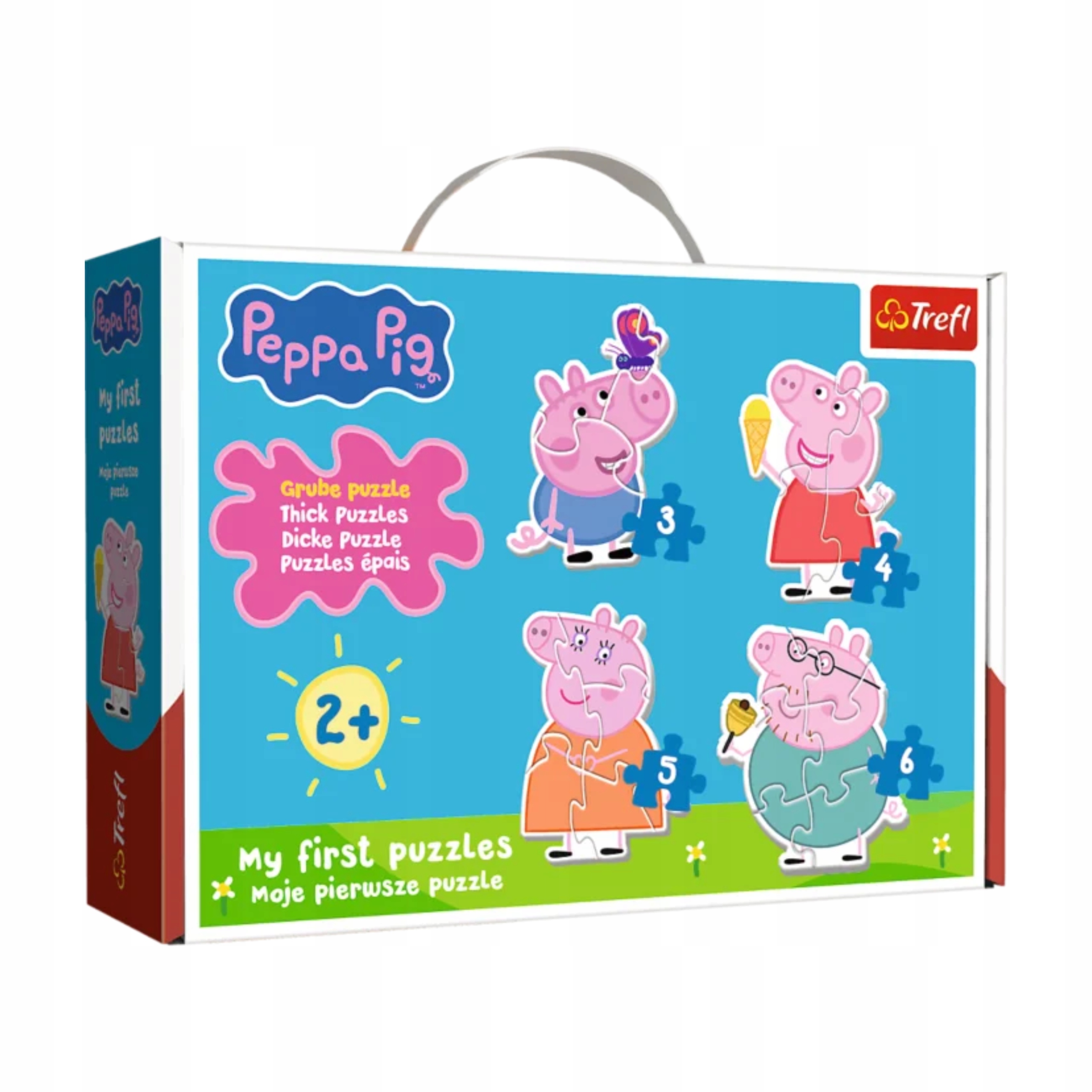 Puzzle Baby Classic: Mała świnka wśród przyjaciół (36137)