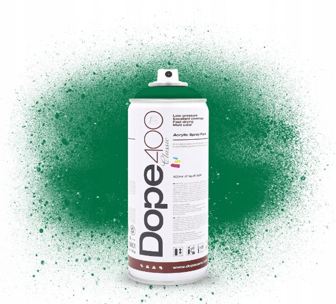Farba w sprayu 400 ml Classic D-084 Deep Green, Dope Cans