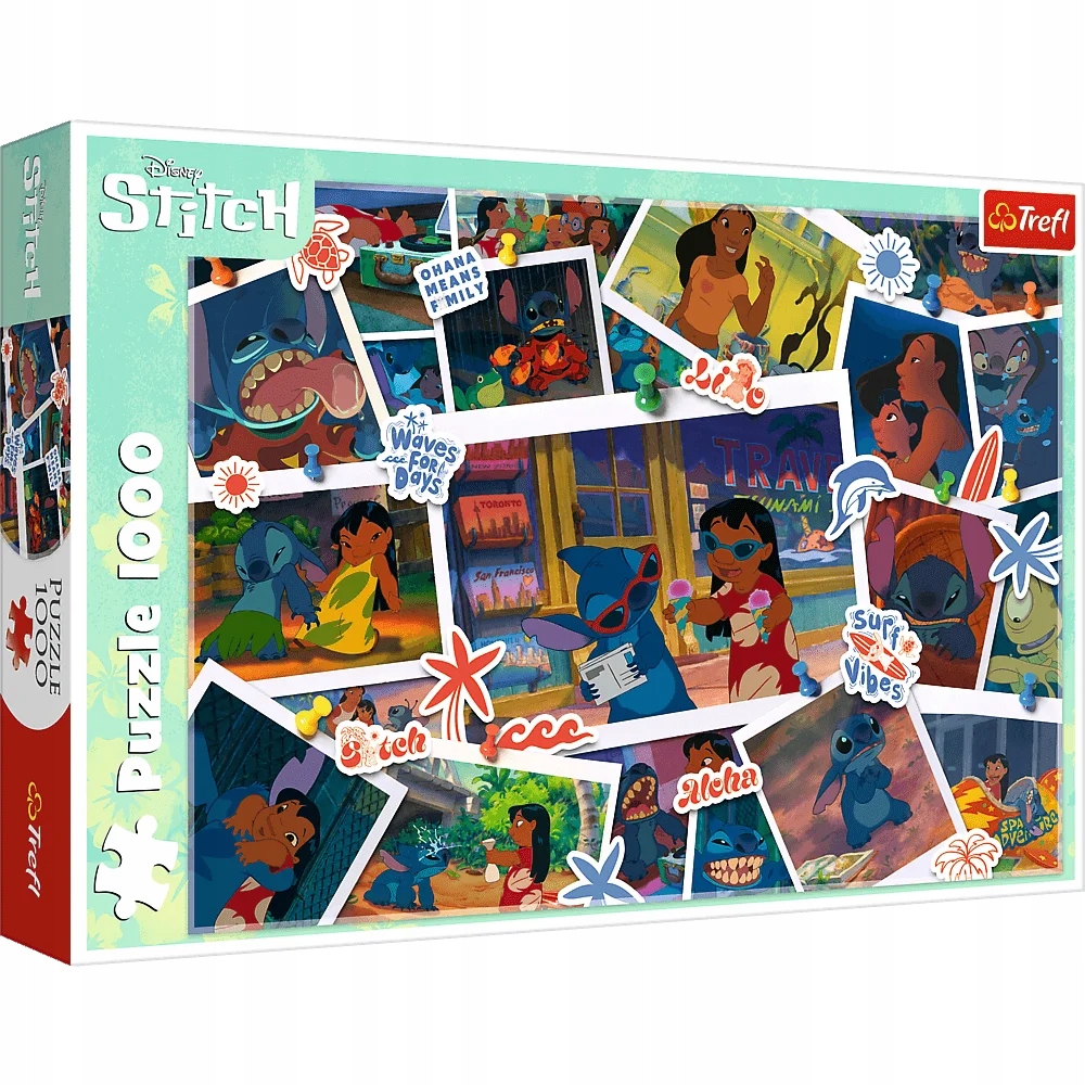 Puzzle 1000 Lilo i Stitch na wakacjach (10882)