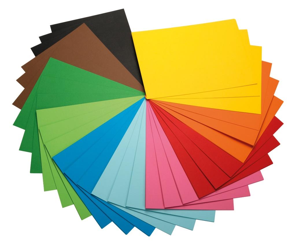 Karton kolorowy 170 g/m2, A4, 100 ark., miks 10 kolorów, Happy Color (3517 2130-MIX 100)