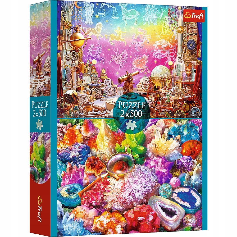 Puzzle 2x500: Kosmos i kryształy (37499)