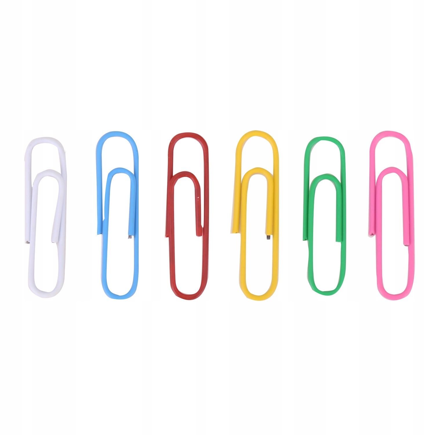 Spinacze biurowe Deli 33 mm kolorowe 100 sztuk (7164)