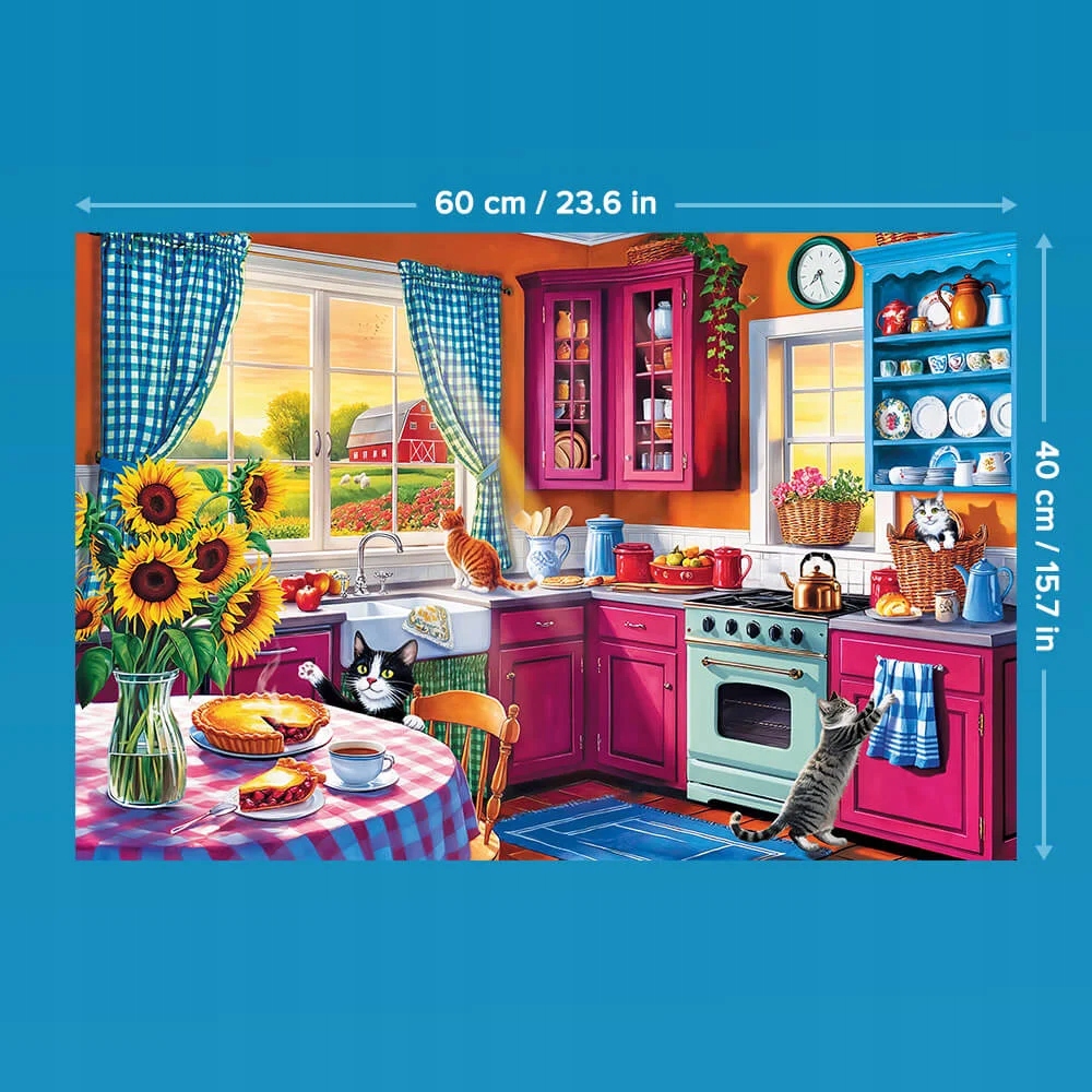 Puzzle 300 EasyPiece: Poranek w kuchni (23102)