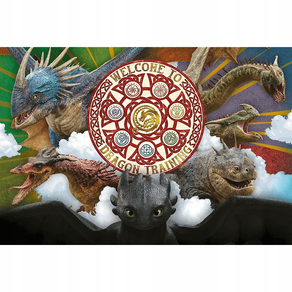 Puzzle 100: Jak wytresować smoka: Smoki w akcji (16524)