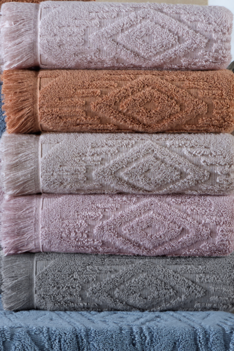 Ręcznik Zen z Egipskiej Bawełny 100x150 600/m2 Szary view 3