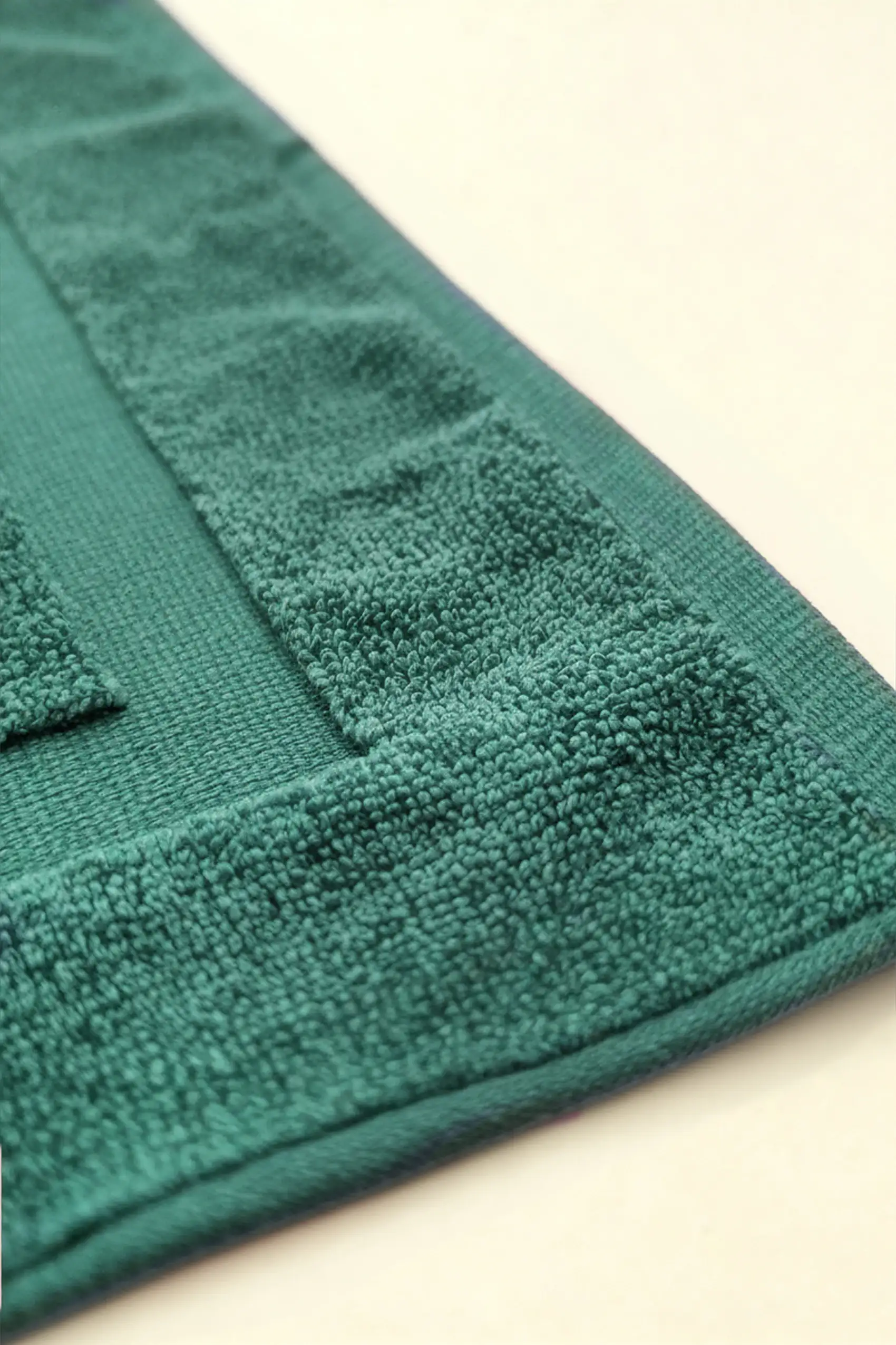 Dywanik Łazienkowy Bawełniany 50x70 Butelkowa Zieleń 1000g/m2 view 3