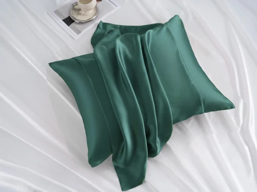 Jedwabna Poszewka 40x40 Szałwia view 5