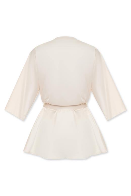 Eleganckie kimono damskie z miękkiej satyny włoskiej  rozmiar M view 4