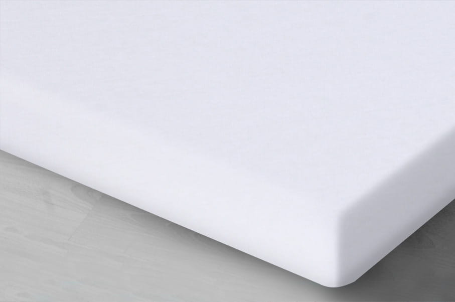 Białe Prześcieradło Jersey Z Gumką 90x200