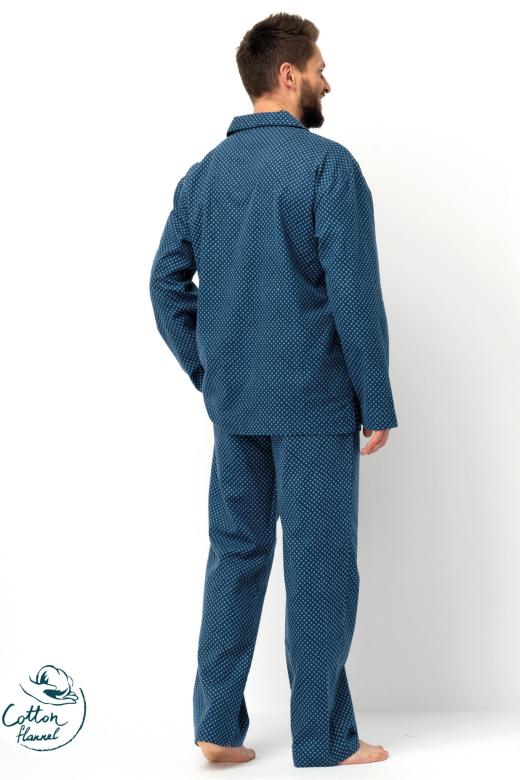 Piżama męska garniturowa bawełniana flanela rozmiar M view 4