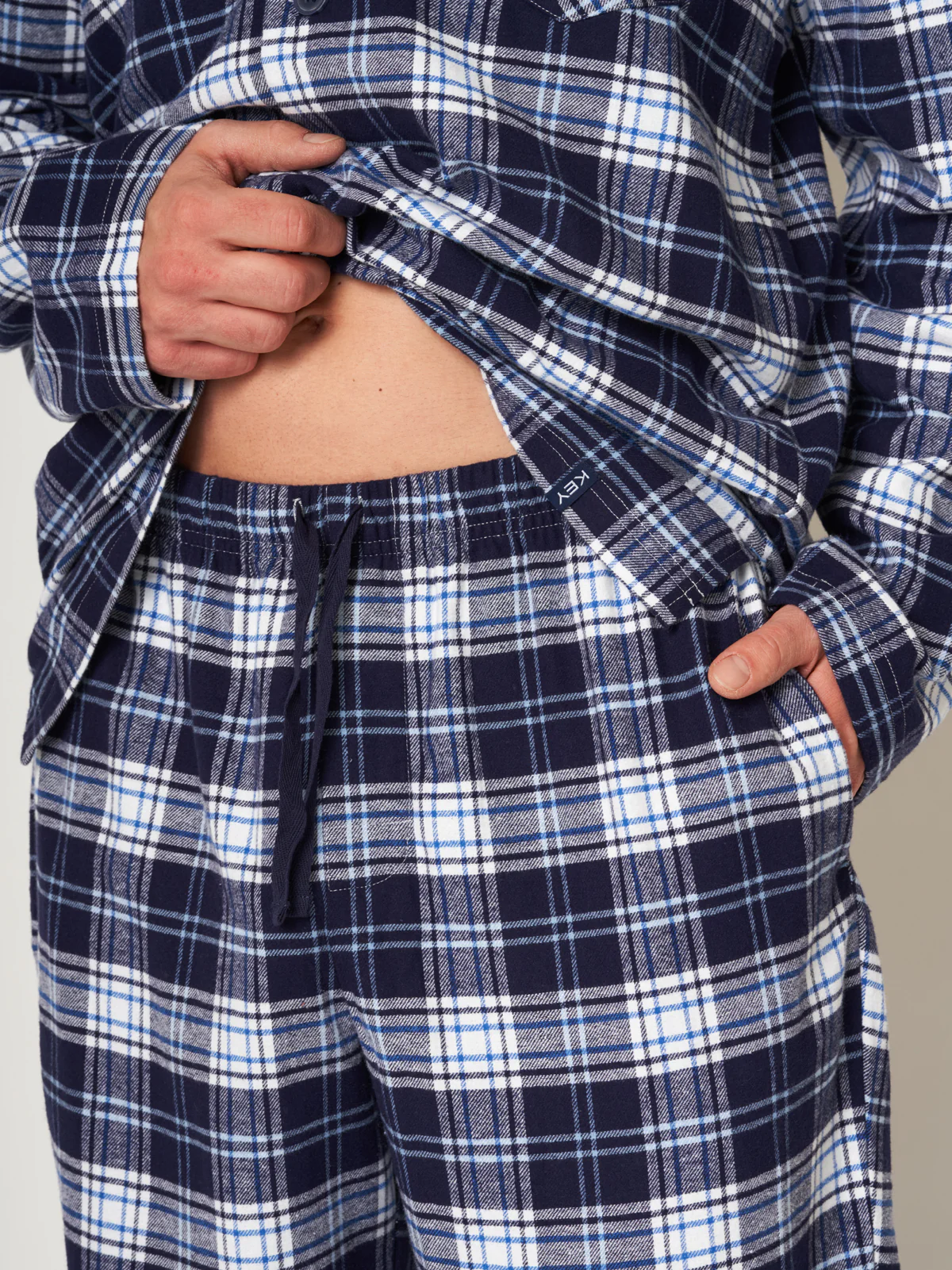 Ciepła męska piżama flanelowa rozmiar M view 5