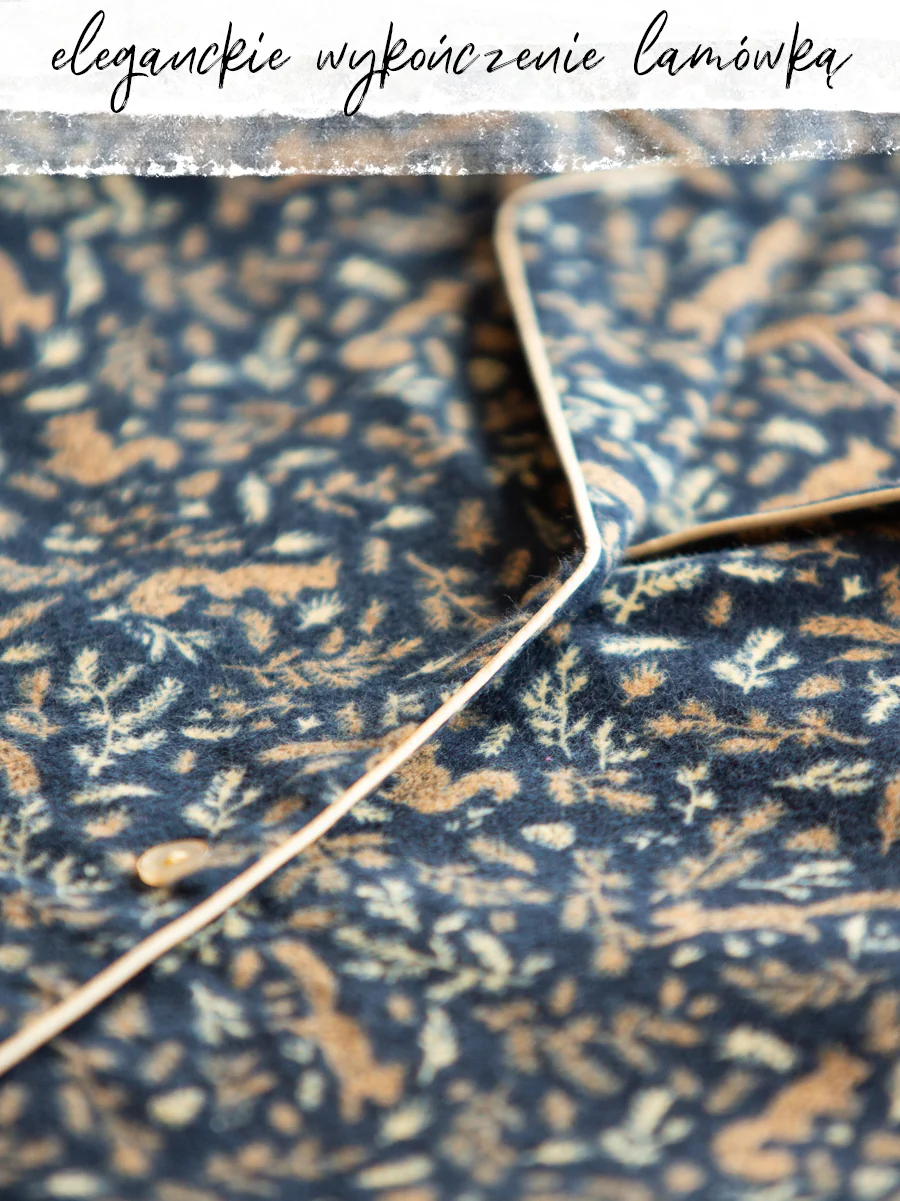 JESIENNY FLANELOWY KOMPLET DAMSKI W WIEWIÓRKI ROZMIAR S view 3