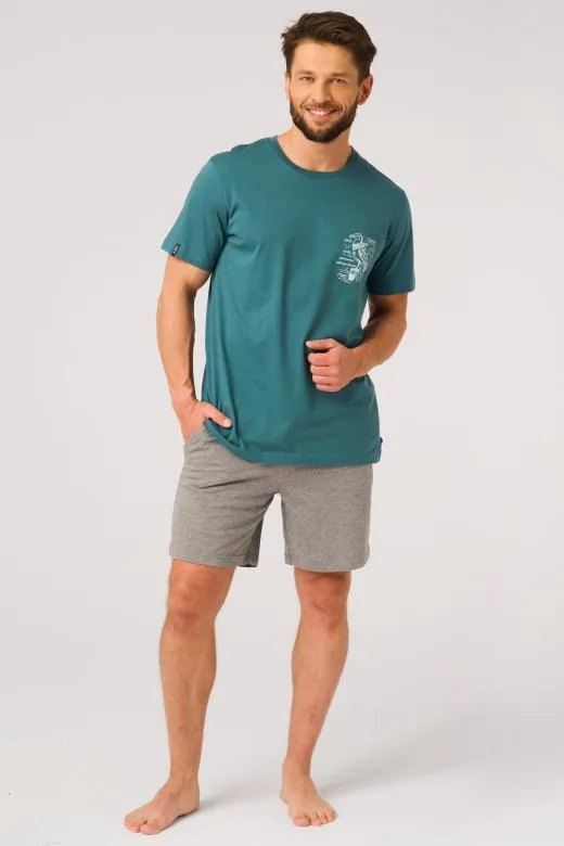 Piżama męska bawełniana krótka wygodny fason rozmiar XL view 5