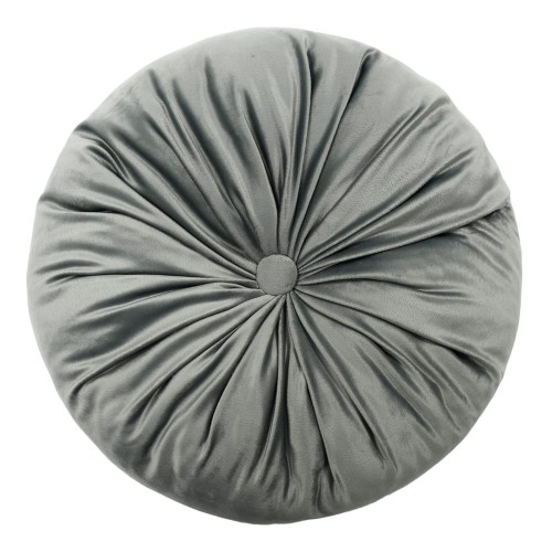 PODUSZKA OZDOBNA WELUROWA POPIEL