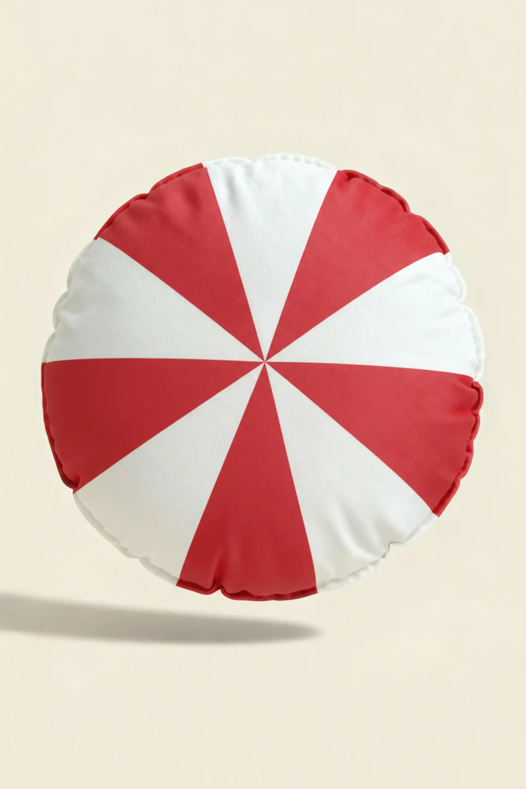 Poduszka Świąteczna Cukierek 38x38 Czerwone Pasy view 2