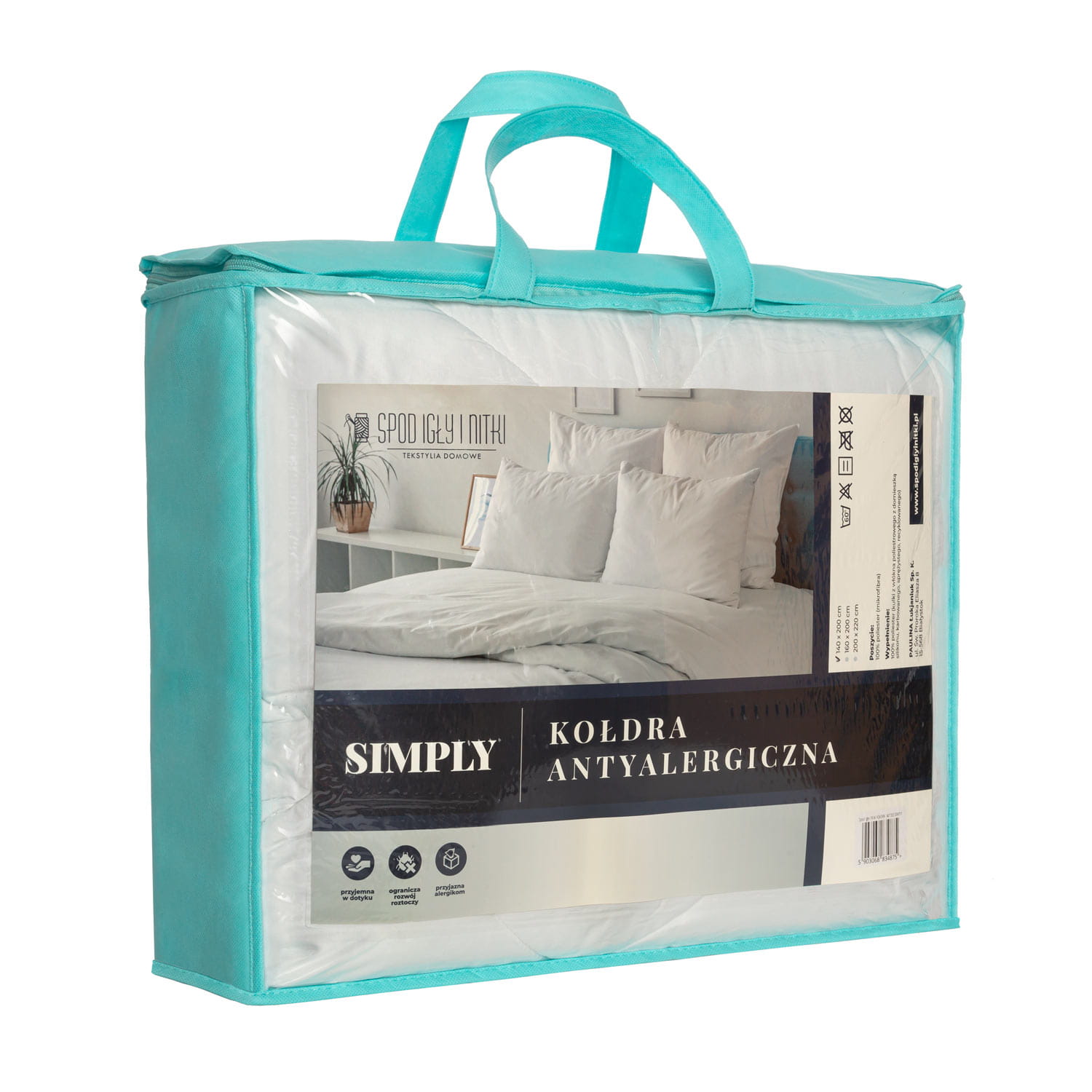 KOŁDRA 220x200 ANTALERGICZNA  POLSKI PRODUKT view 3