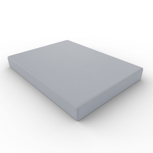 Szare Prześcieradło Jersey Z Gumką 220x200