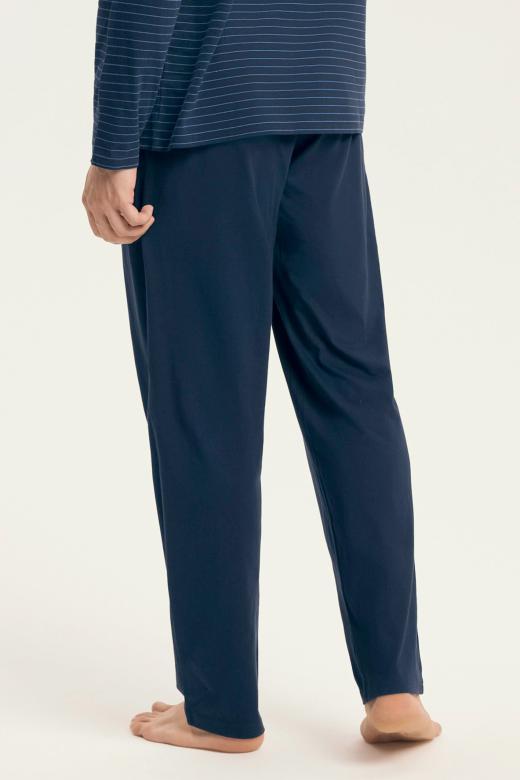 Piżama męska bawełniana z długim rękawem i prostymi spodniami rozmiar L view 6