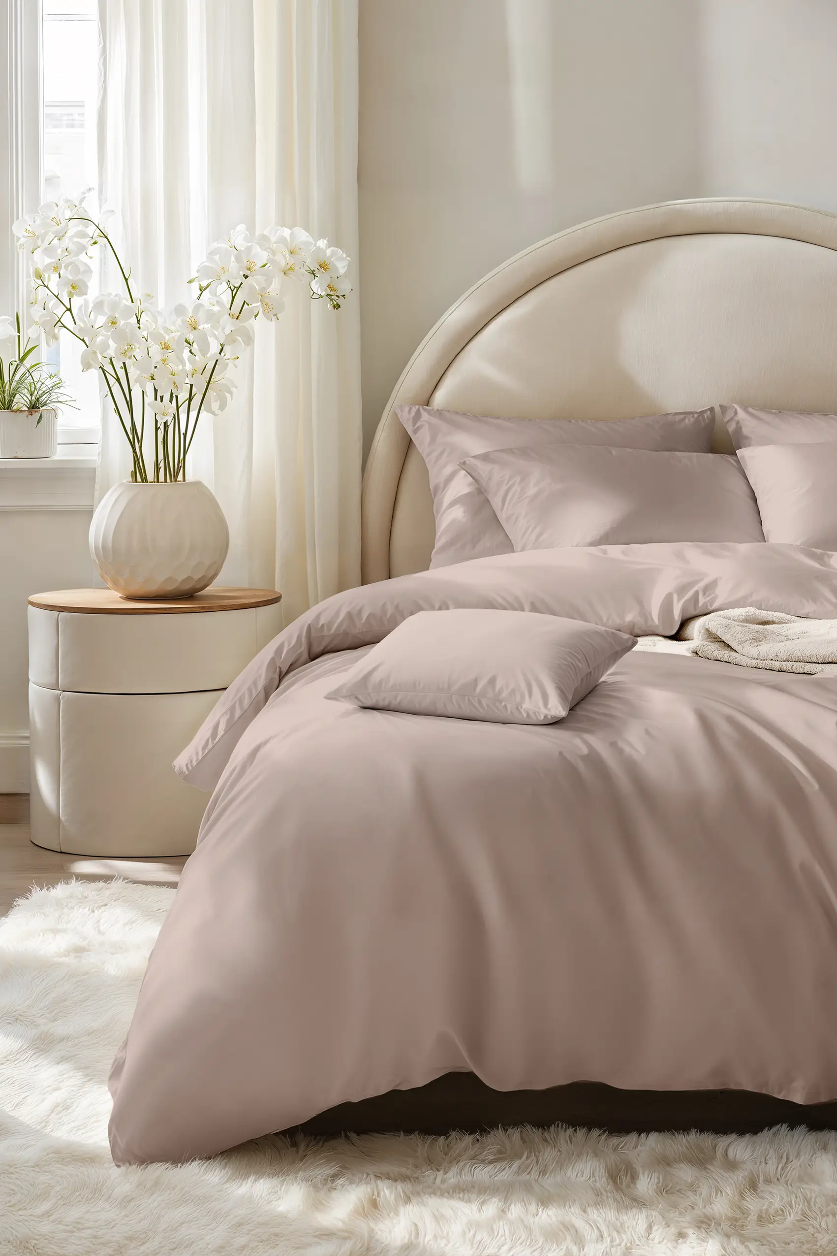 POŚCIEL SATYNOWA JEDNOBARWNA KASZMIR 220/200