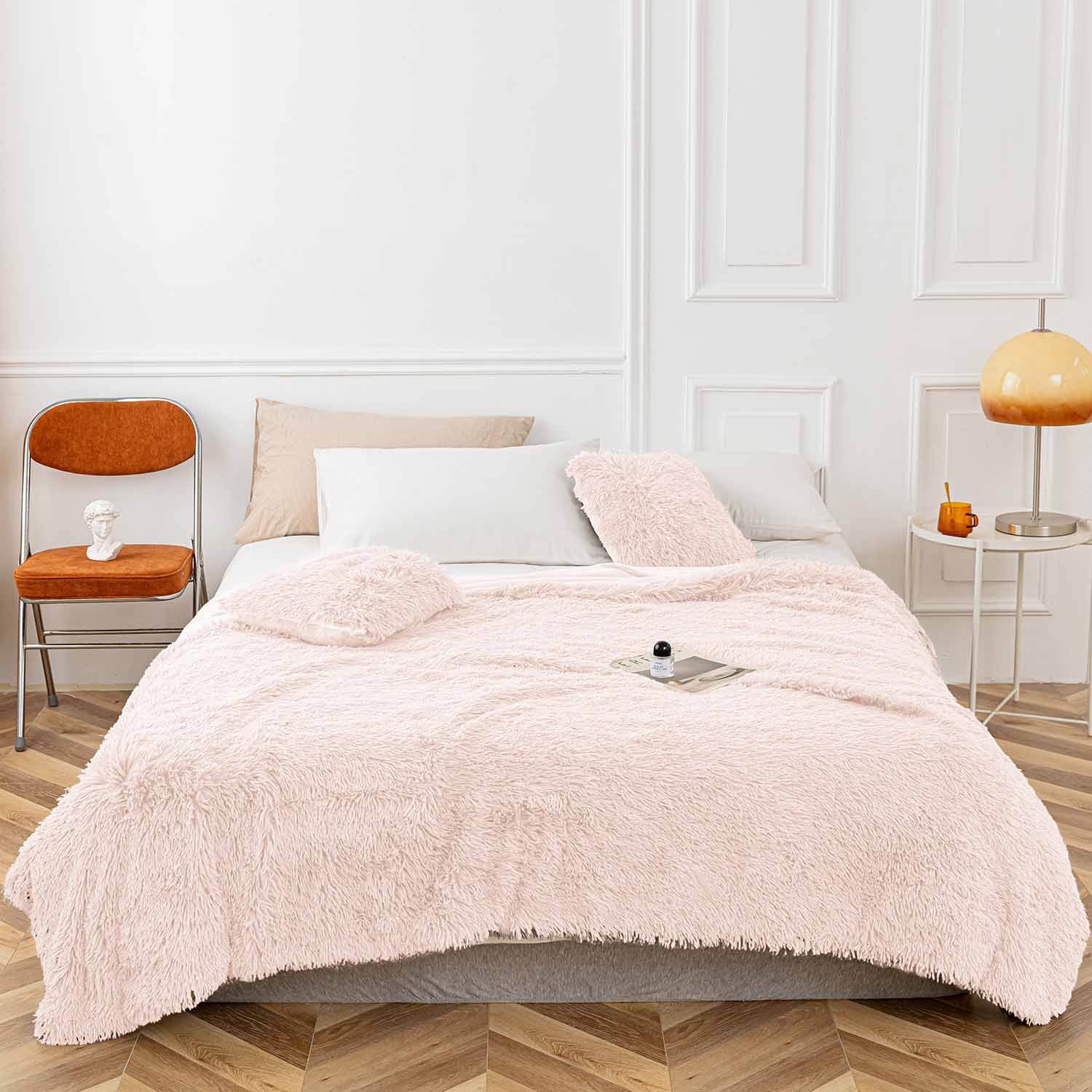 KOC WŁOCHATY 150x200 KREMOWO PUDROWY view 2