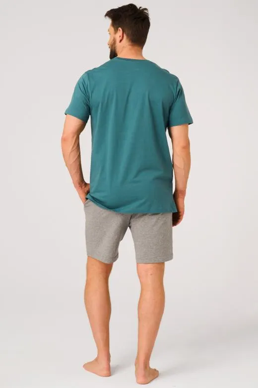 Piżama męska bawełniana krótka wygodny fason rozmiar XL view 2