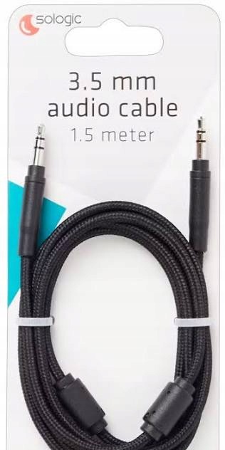 Kabel Jack 3,5mm / jack 3,5mm Sologic 1,5 m