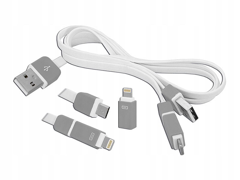 Adapter Lexton USB Iphone Lightning microUSB 3w1