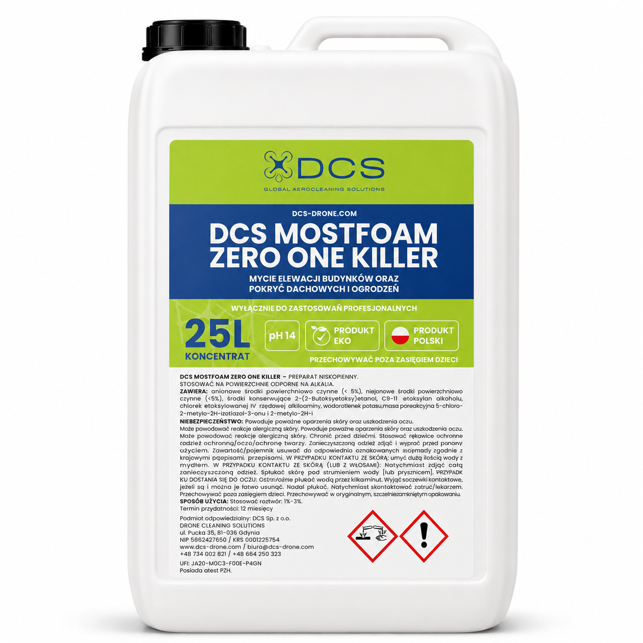 DCS MOSTOFOAM ZERO ONE KILLER 25L