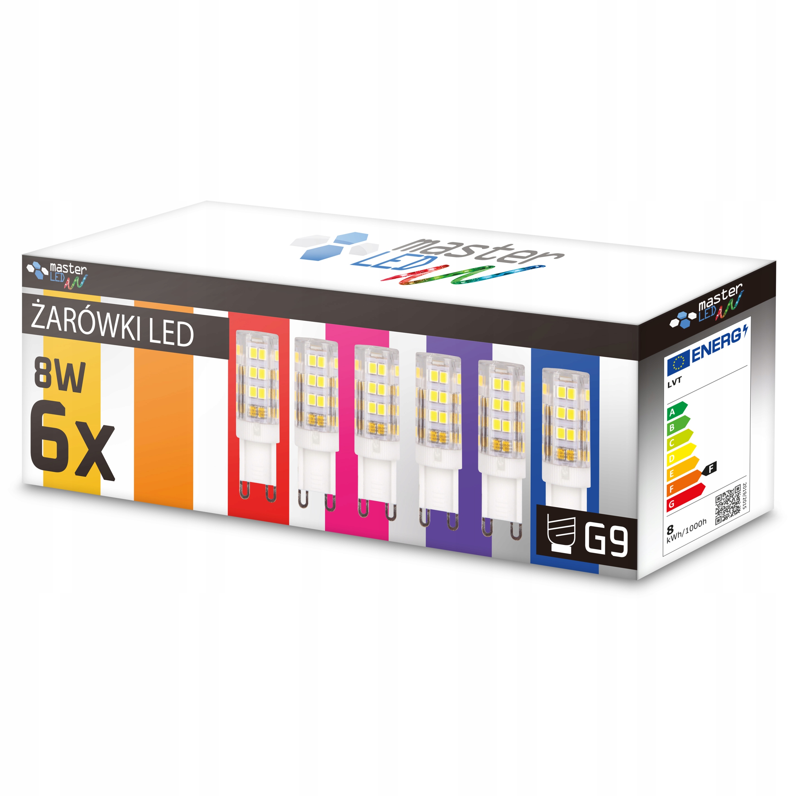 2x 6x Zarowka G9 Led 8w Do Zyrandoli Master Led