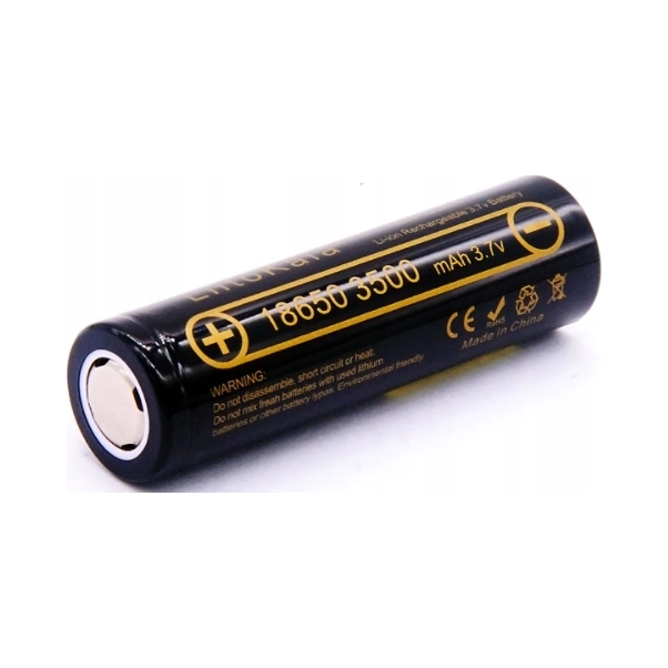 2x Akumulator Litowo Jonowy Liitokala 18650 3500 Mah 1 Szt