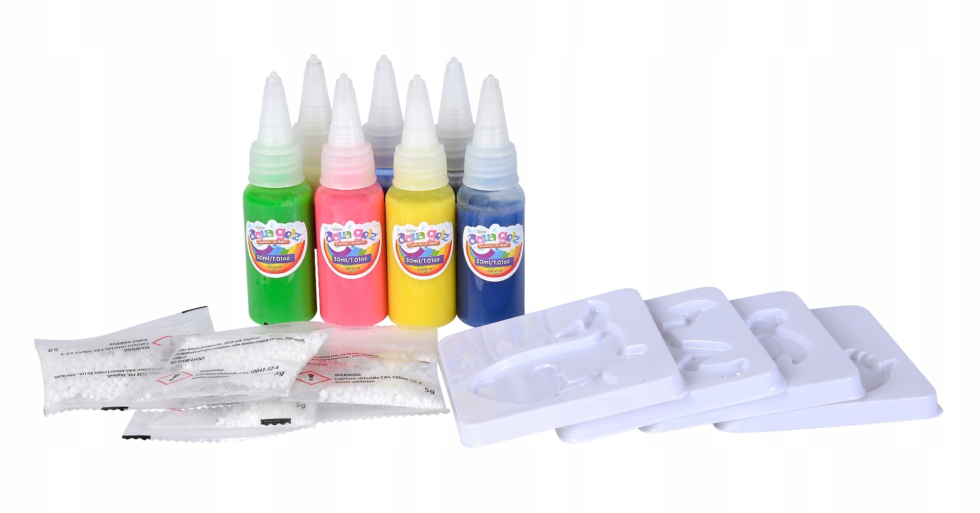 2x Aqua Gelz Zestaw Kreatywny 7 Kolorow Zelu Foremki Morskie Stworzenia Sim