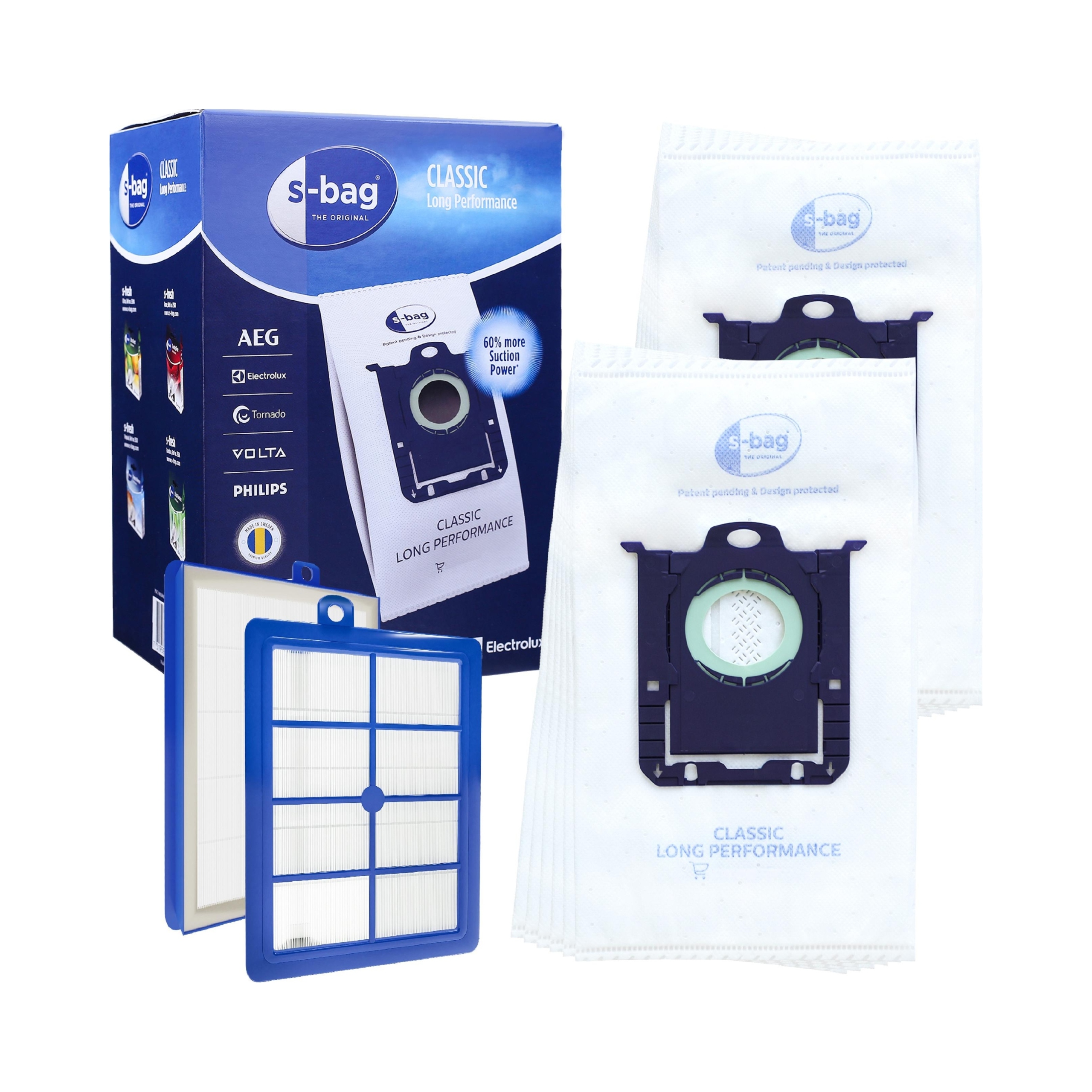 2x 12worki Do Odkurzacza Electrolux E201sm S Bag Filtr Hepa