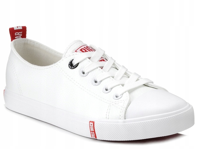 2x Big Star Trampki Damskie Gg274005 White Red Rozmiar 40