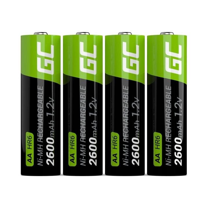 2x Akumulator Ni Mh Green Cell Aa R6 2600 Mah 4 Szt