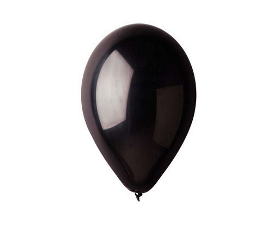 2x BALONY 30cm 12 cali GM110 - CZARNY Metaliczne 100 szt GEMAR