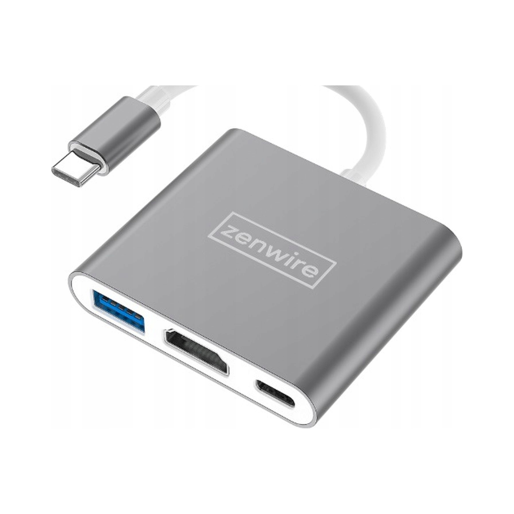 2x Adapter Hub Usb C Zenwire 3w1 Hdmi Usb 3 0 Dex Thunderbolt Macbook M1 M2