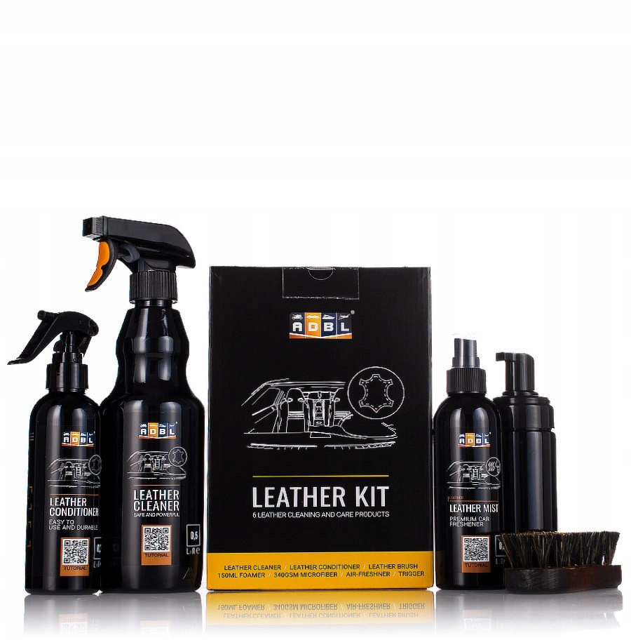 2x Adbl Leather Kit Box Zestaw Do Czyszczenia I Pielegnacji Skory W Aucie