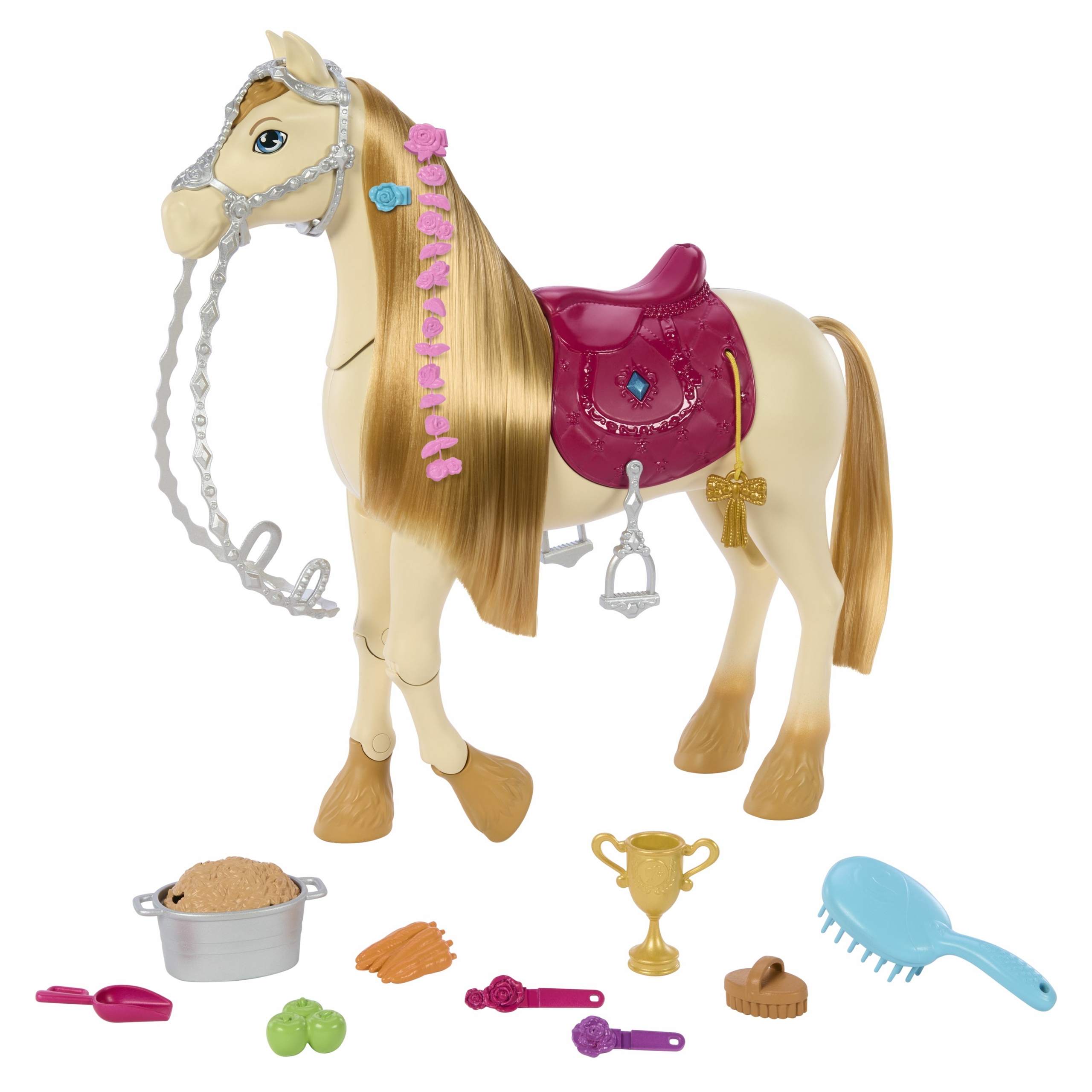 2x Barbie Tanczacy Kon Interaktywna Zabawka Z Dzwiekami I Akcesoriami Hxj42