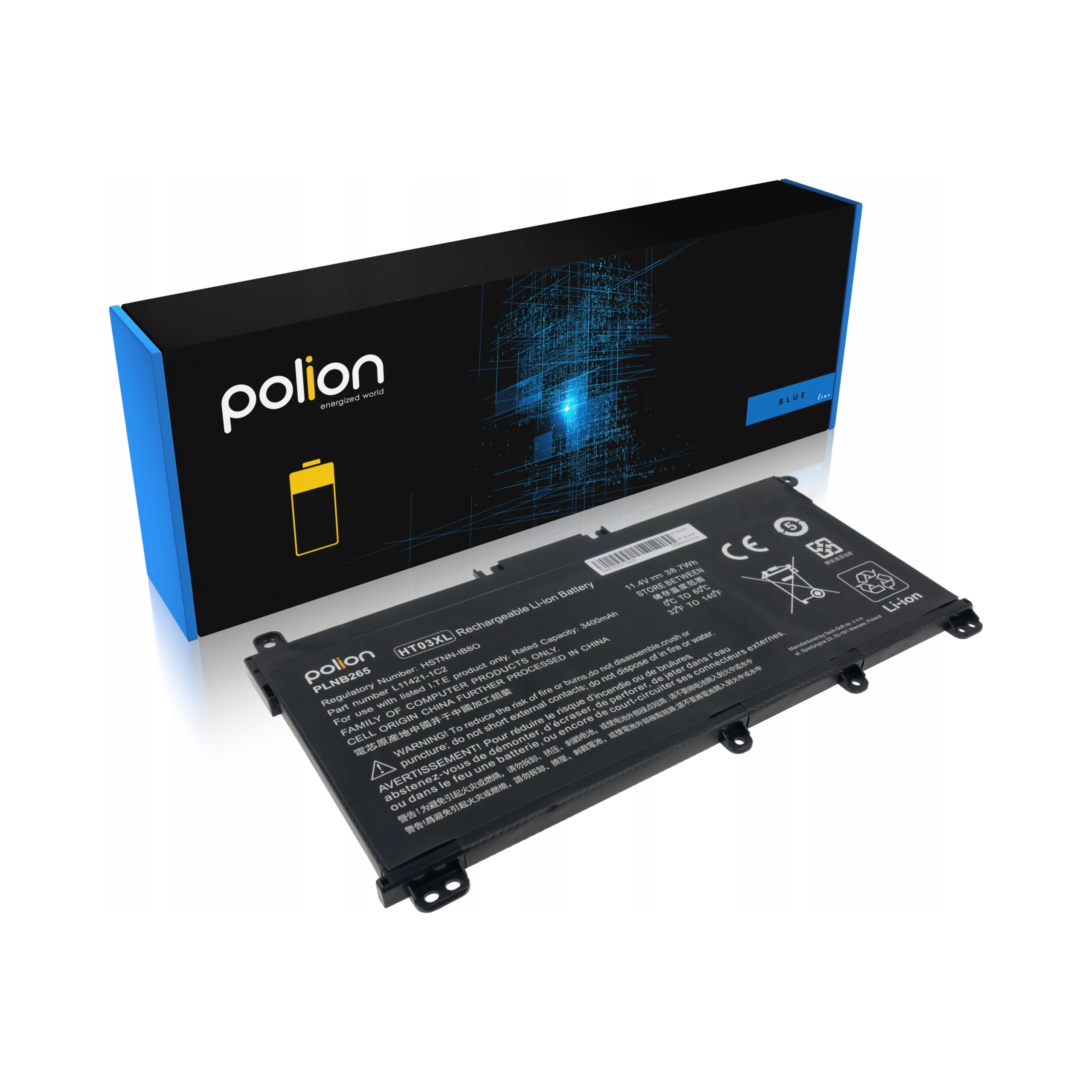 2x Bateria Ht03xl Do Hp 240 245 250 255 256 G7 340 348 G5 Pavilion 14 Ce 15