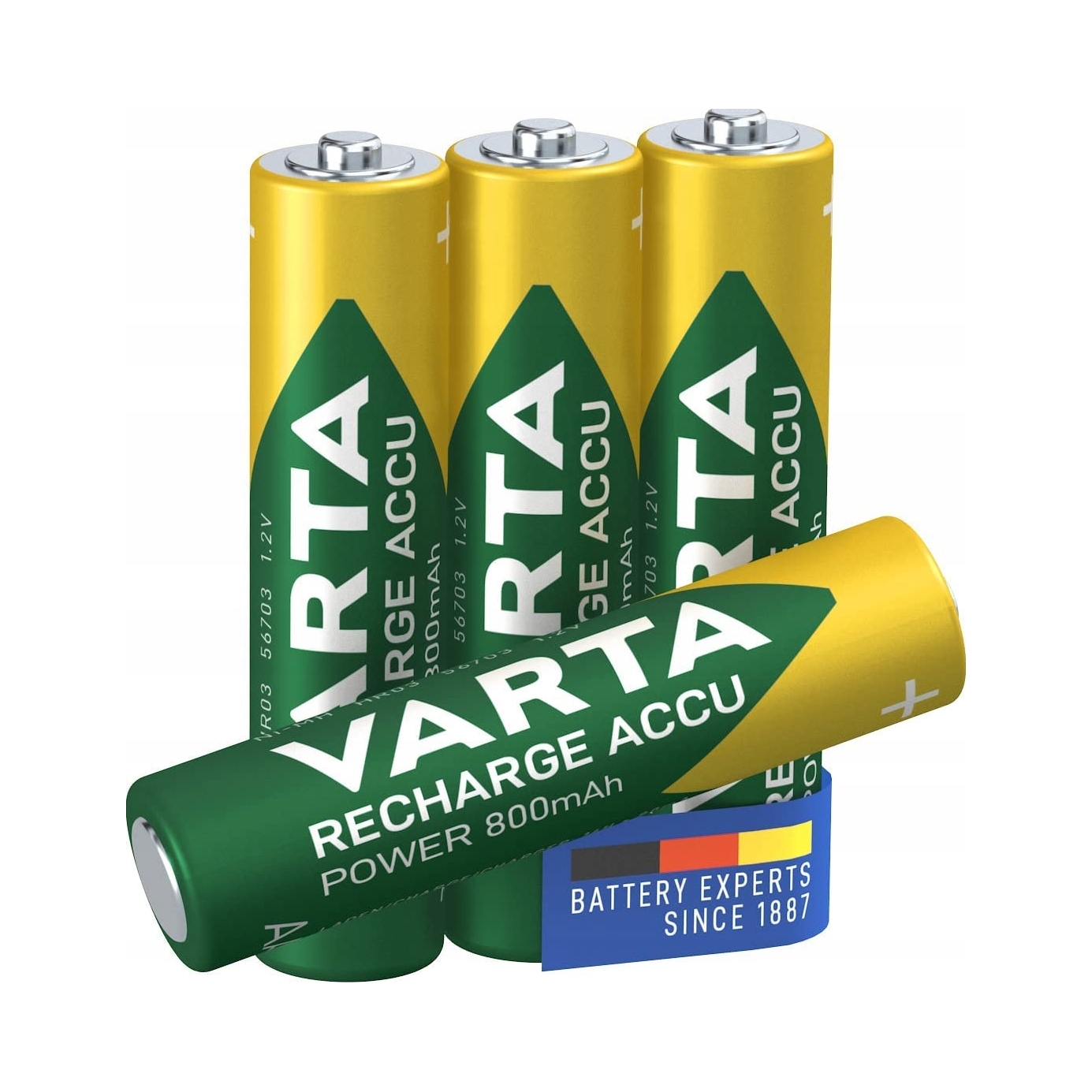 2x 4x Akumulator Aaa R03 800mah Varta