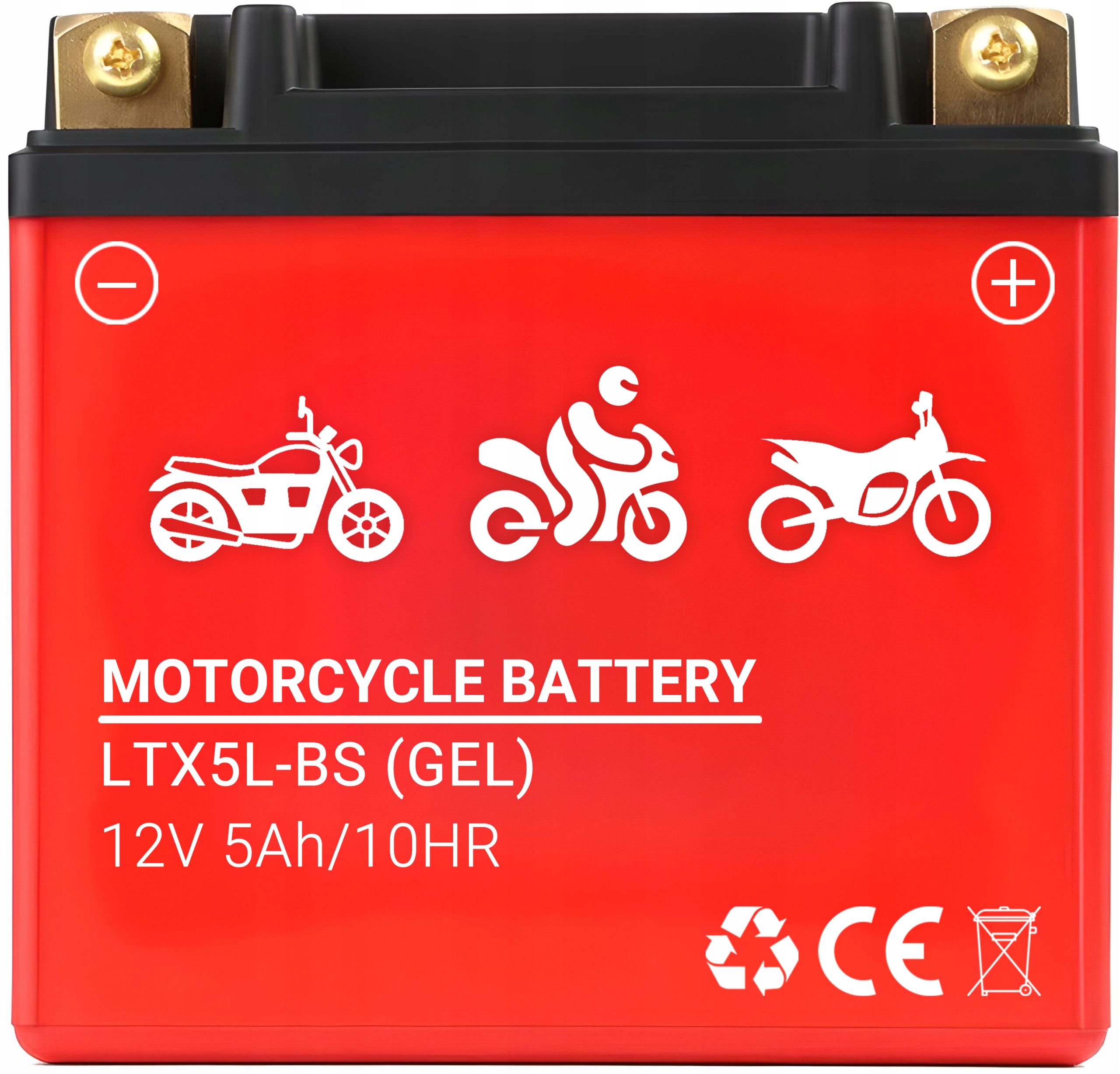 2x Akumulator Zelowy Lamex 12v 5ah Prawy 70a