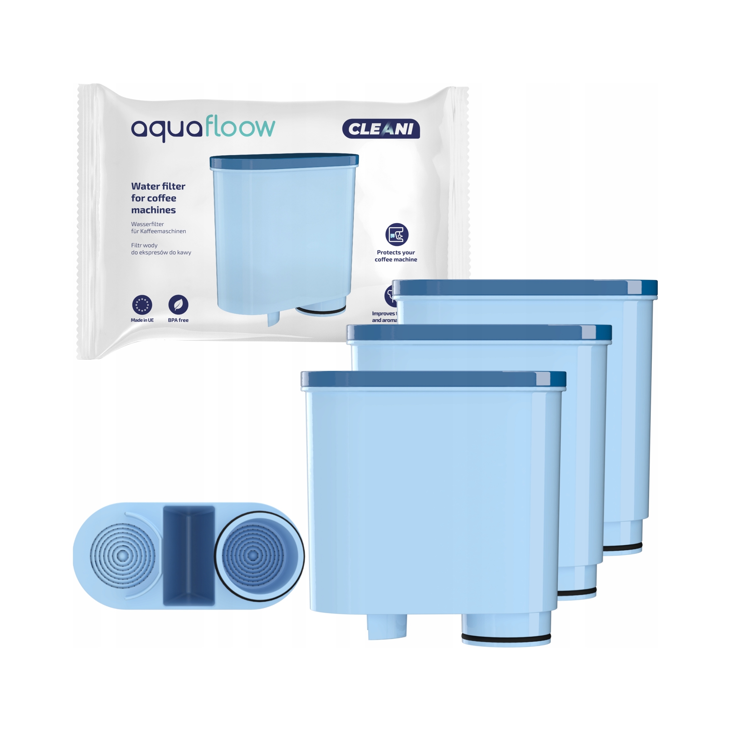 2x 3x Filtr Aquafloow Do Ekspresow Saeco Philips Latte Go Aquaclean Zamienn