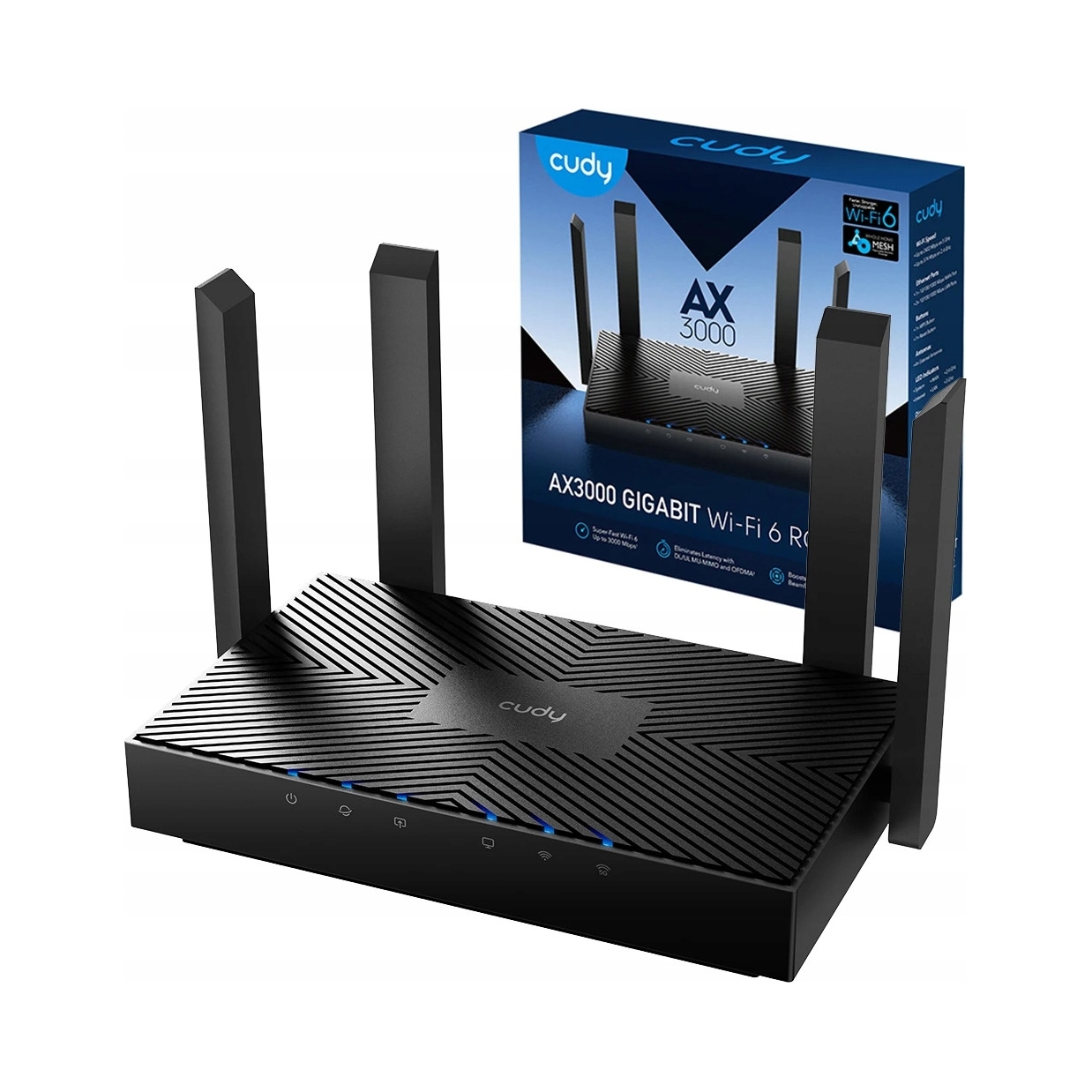 2x Access Point Router Cudy Wr3000 802 11ax Wi Fi 6