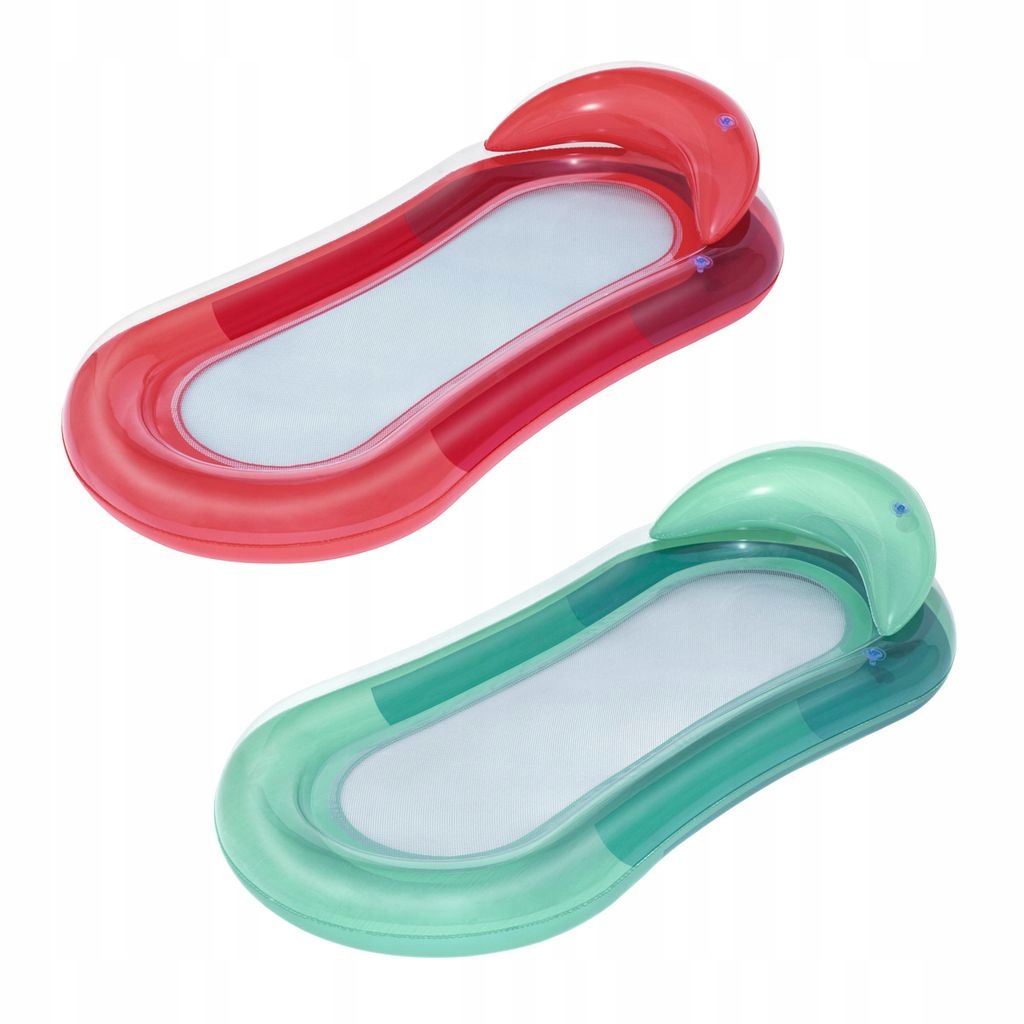 2x Bestway 43103 Lezak Materac Z Siatka Fotel Do Basenu Czerwony