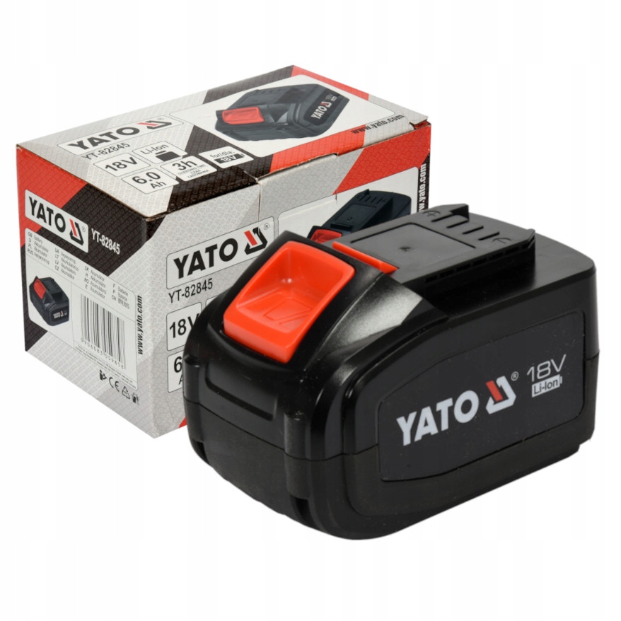 2x Akumulator Li Ion Yato 18 V 6 Ah