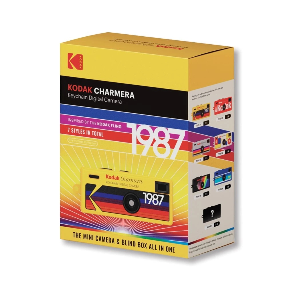 2x Aparat Cyfrowy Brelok Kodak Charmera Keychain Digital Camera Blind Box