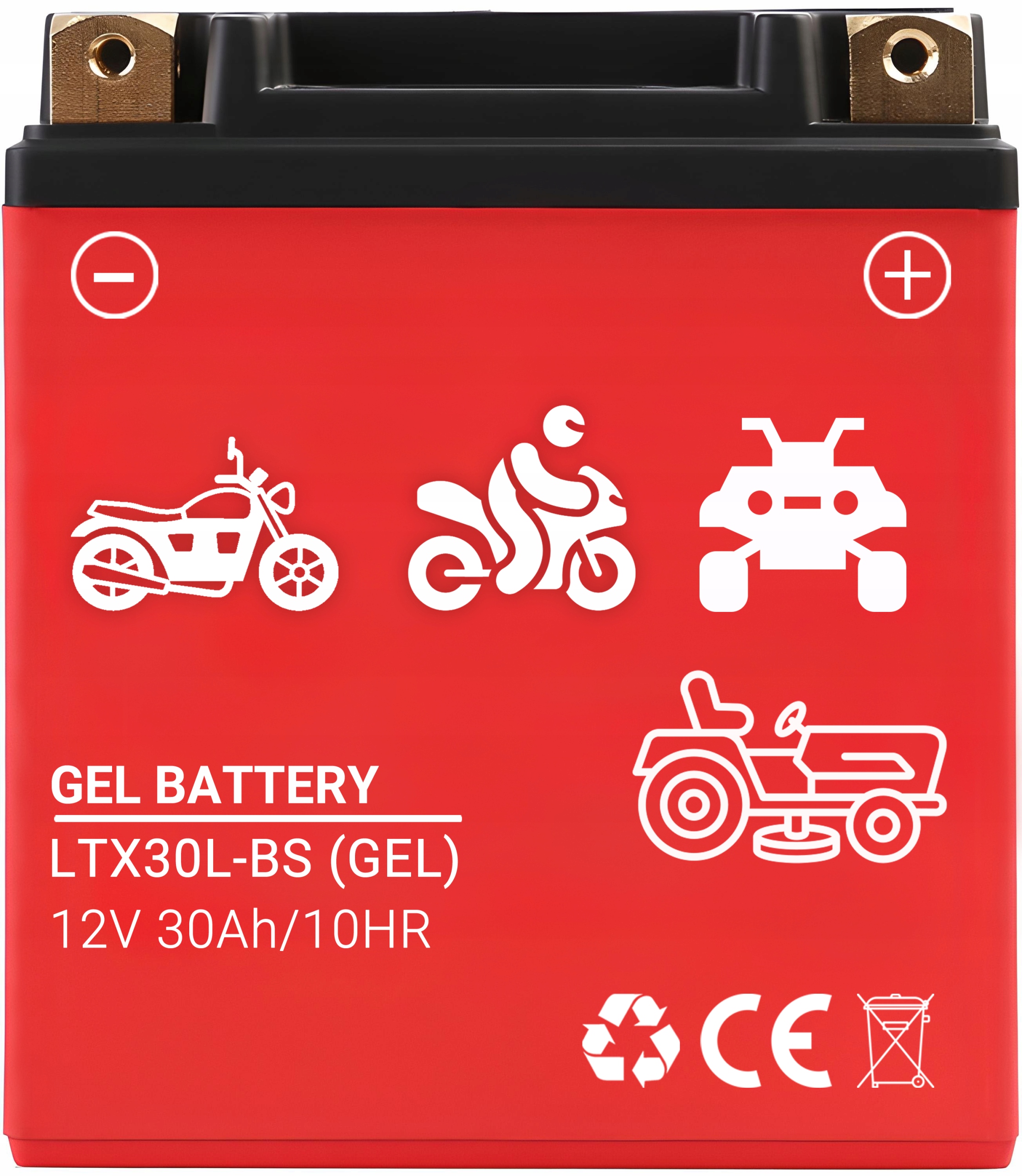 2x Akumulator Do Motocykla Kosiarki Traktorka Zelowy Bezobslugowy 12v 30ah