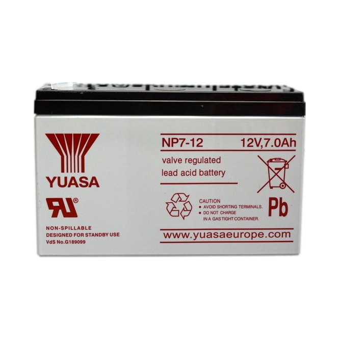 2x Akumulator Yuasa 12 V 7 Ah