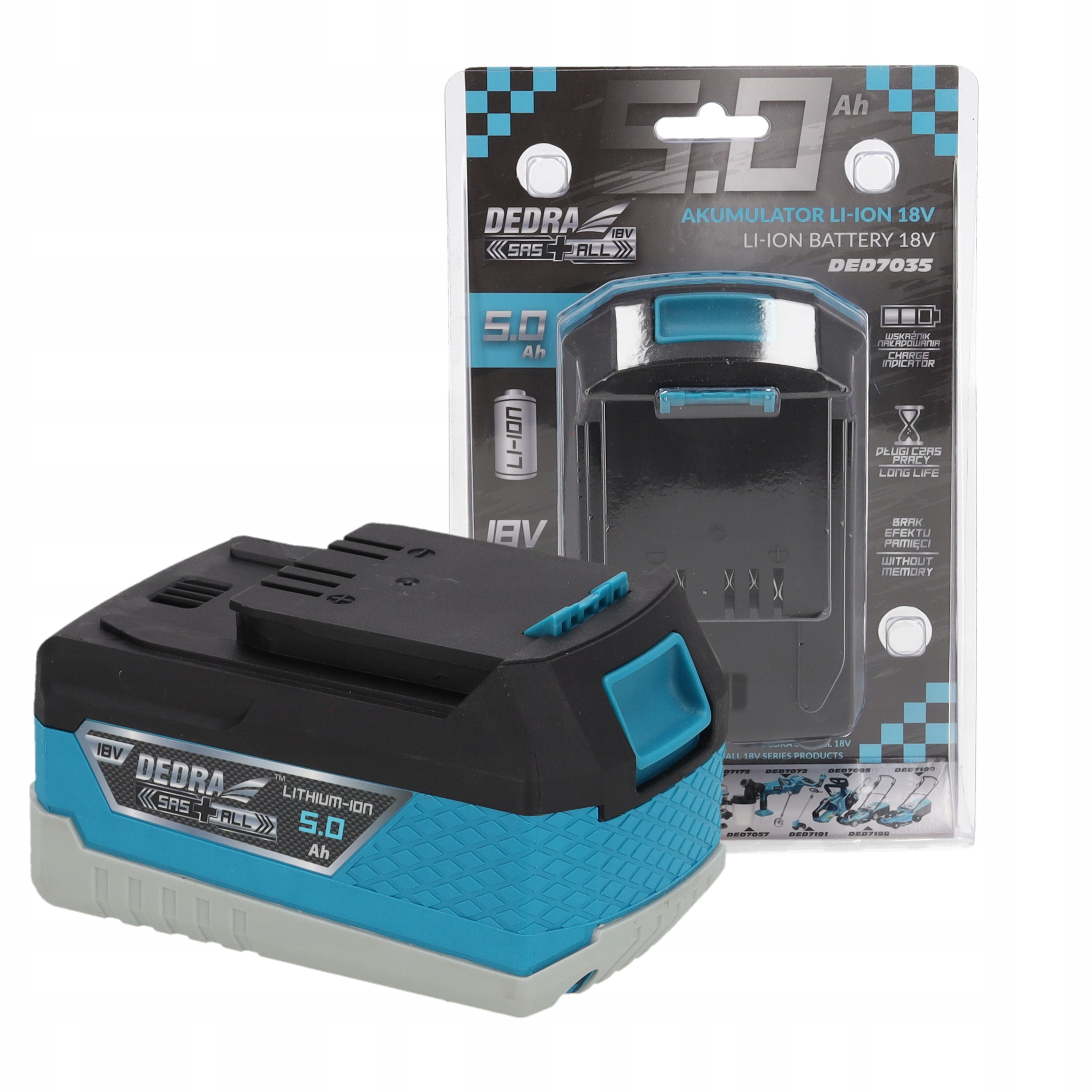 2x Akumulator Bateria Dedra Sas All Ded7035 5 0ah Li Ion