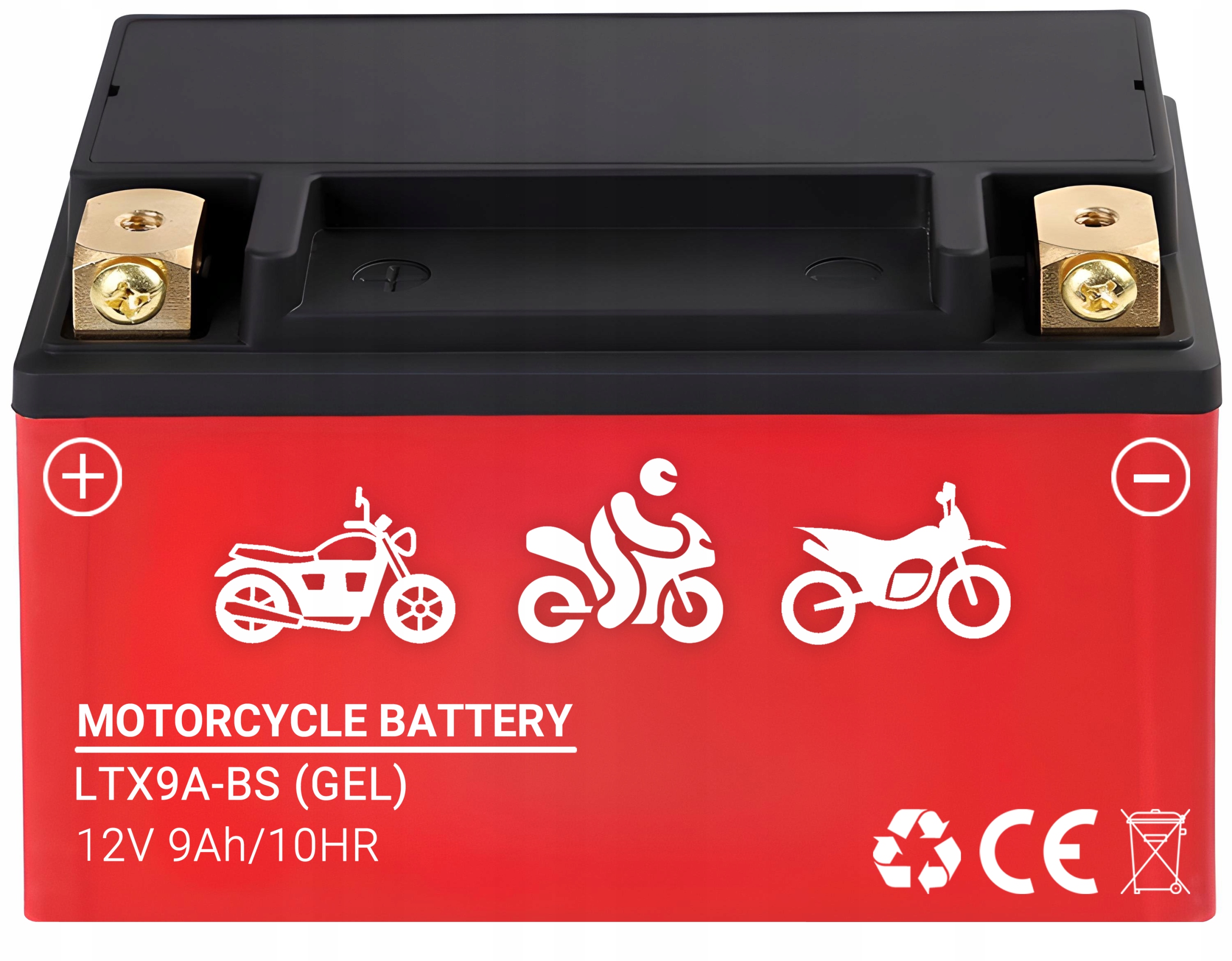 2x Akumulator Zelowy Do Skutera Motocykla Quada 12v 9ah Lewy Produkcja 2026